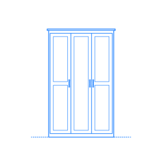 Furniture Armoires Wardrobes Ikea Songesand Wardrobe Editable Svg Line Art, Free Vectors File